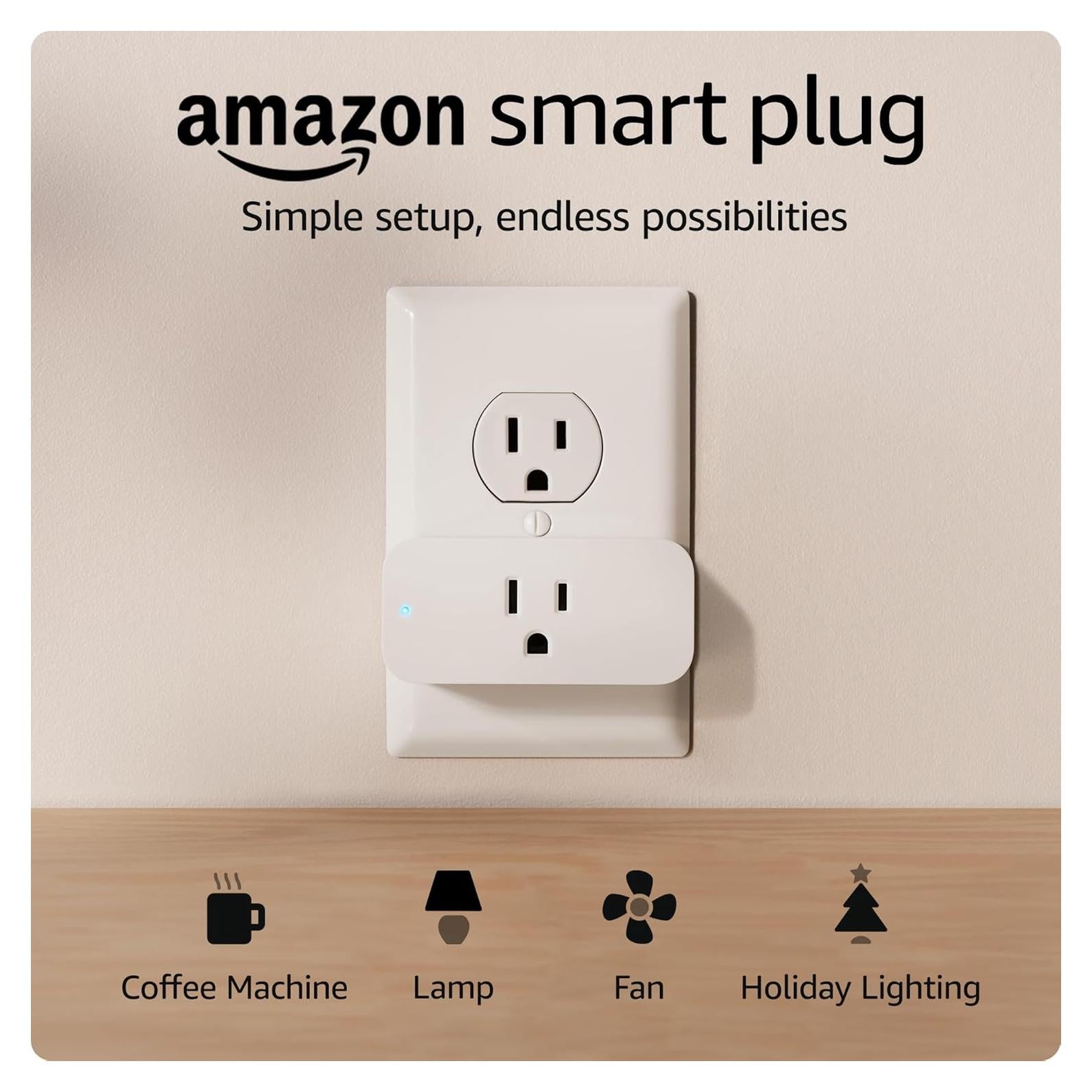 Amazon Smart Plug | Works with Alexa | Simple setup, endless possibilities