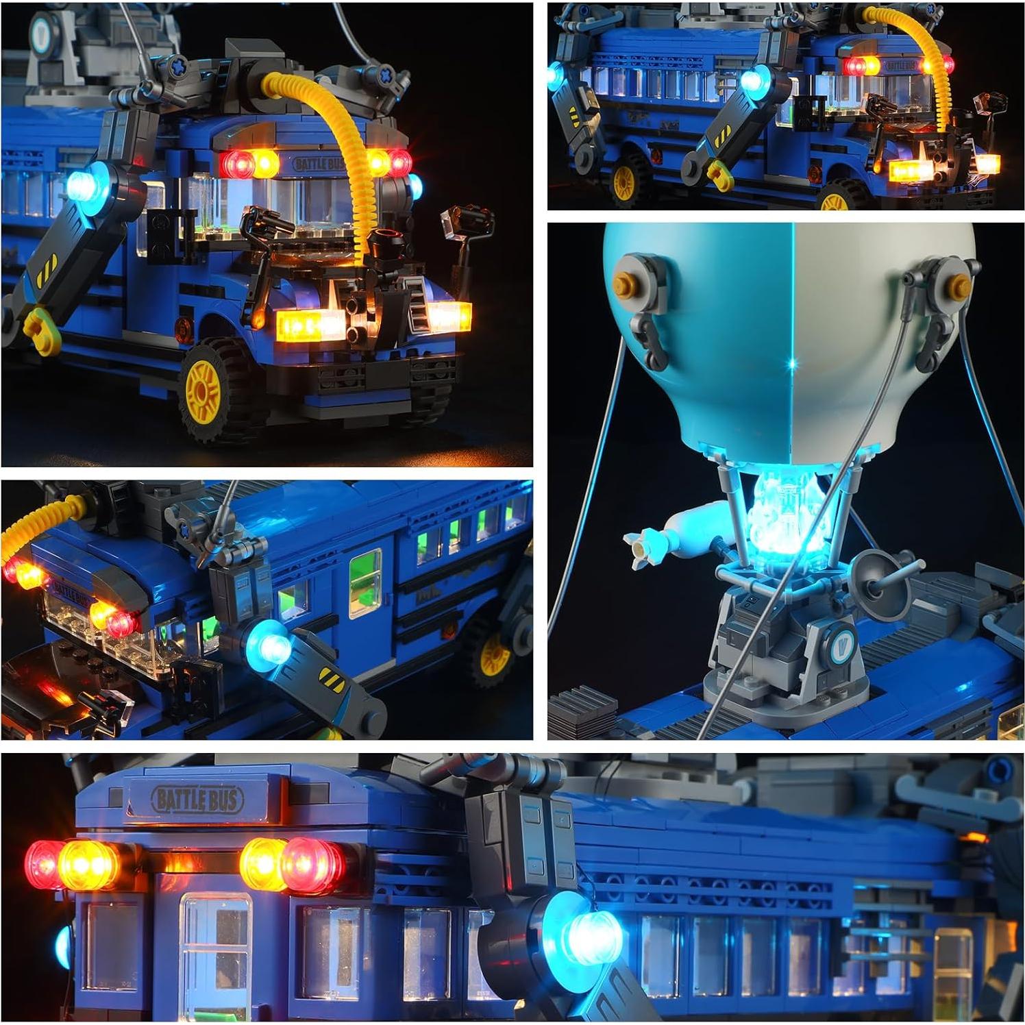 Kit de Luz LED YEABRICKS para Autobús de Batalla 77073