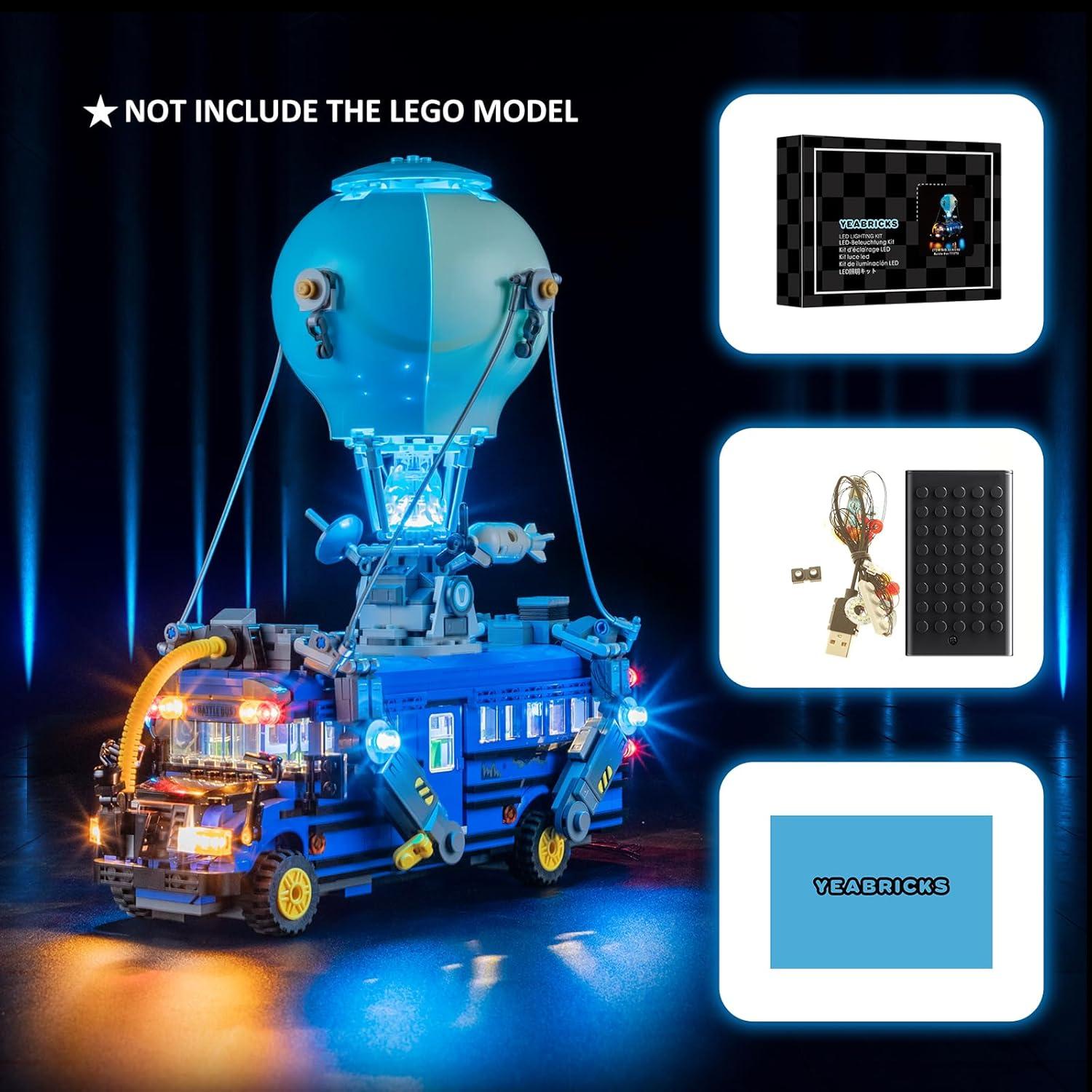 Kit de Luz LED YEABRICKS para Autobús de Batalla 77073