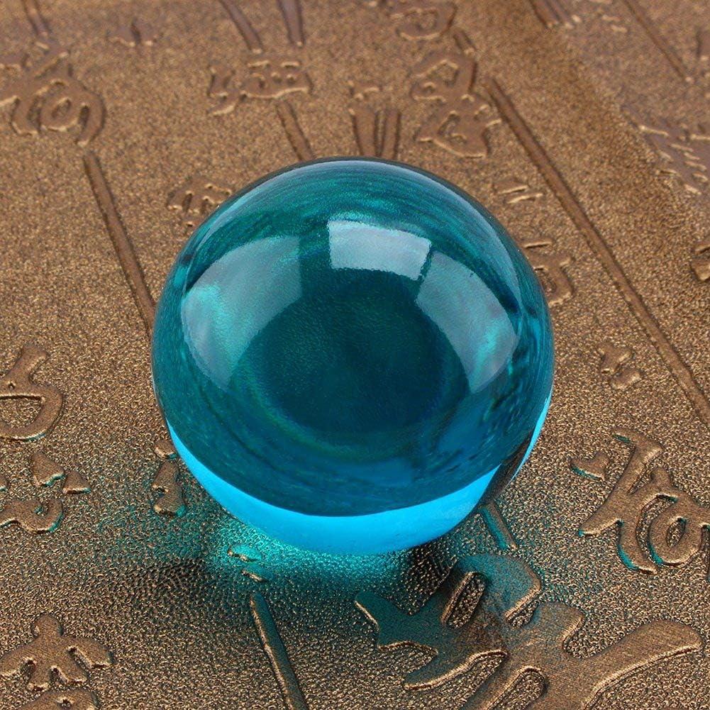 Esfera de Cristal AYNEFY 40mm Azul para Meditación y Decoración