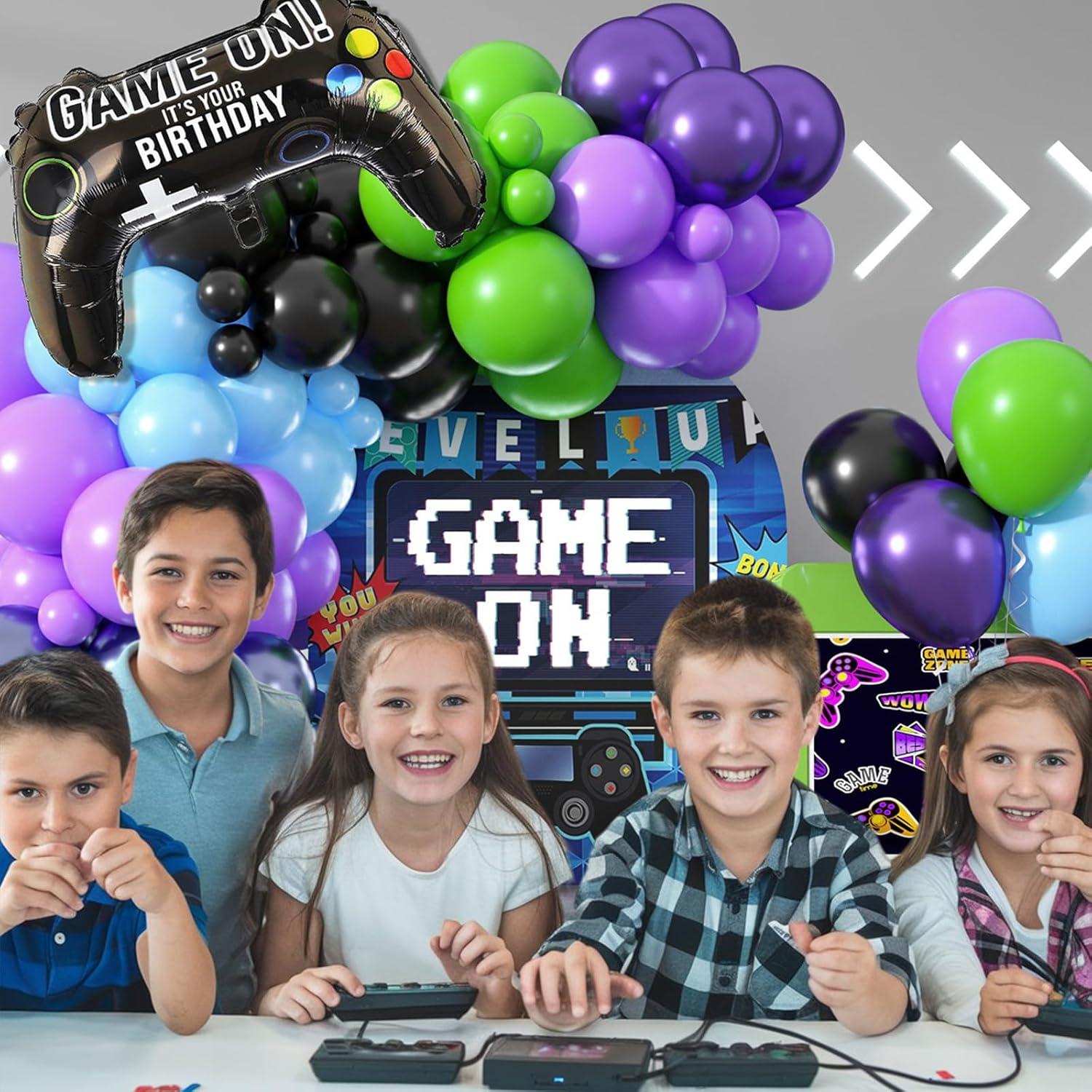 Arco de Globos de Videojuego Paready 120 Pcs Decoración Fiesta