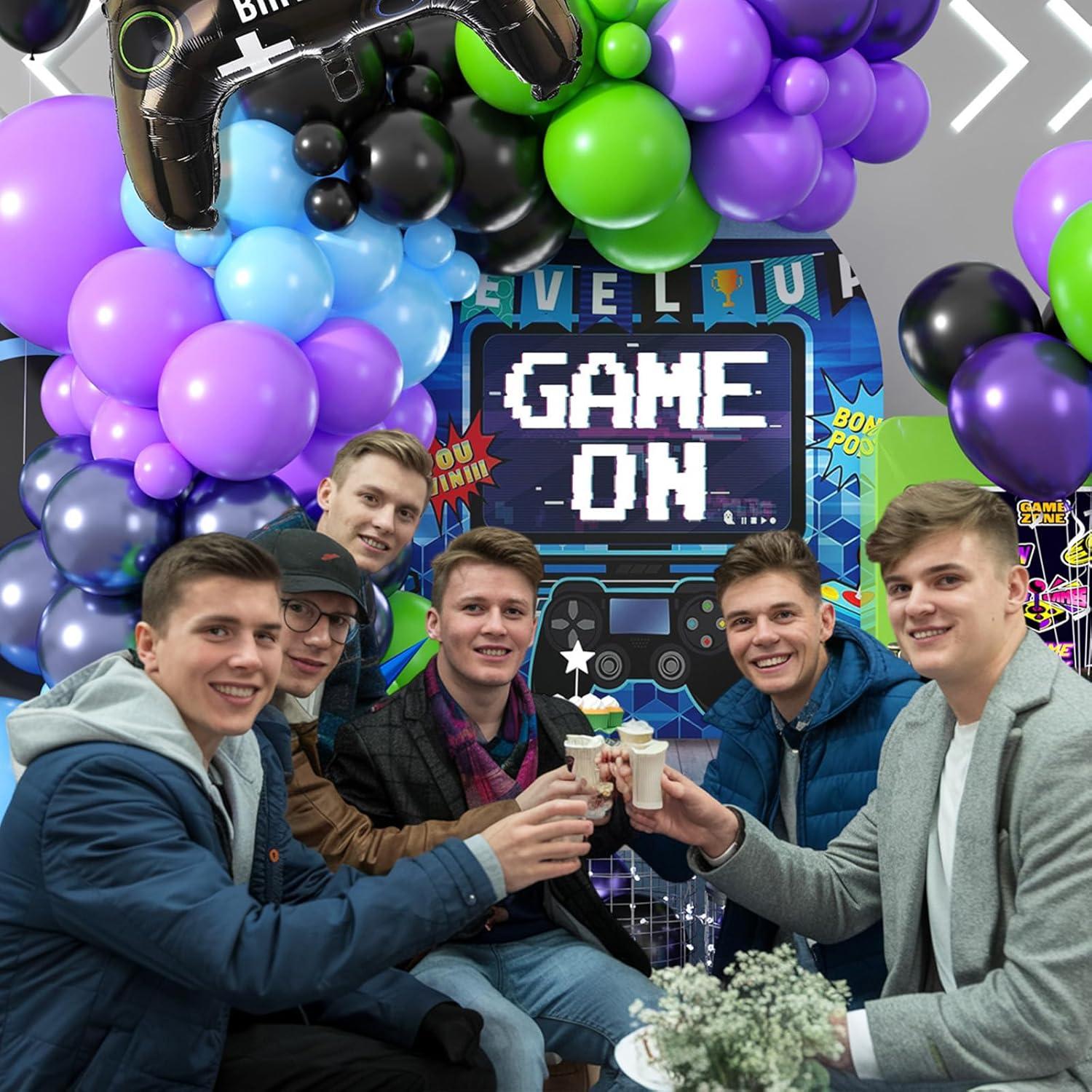 Arco de Globos de Videojuego Paready 120 Pcs Decoración Fiesta