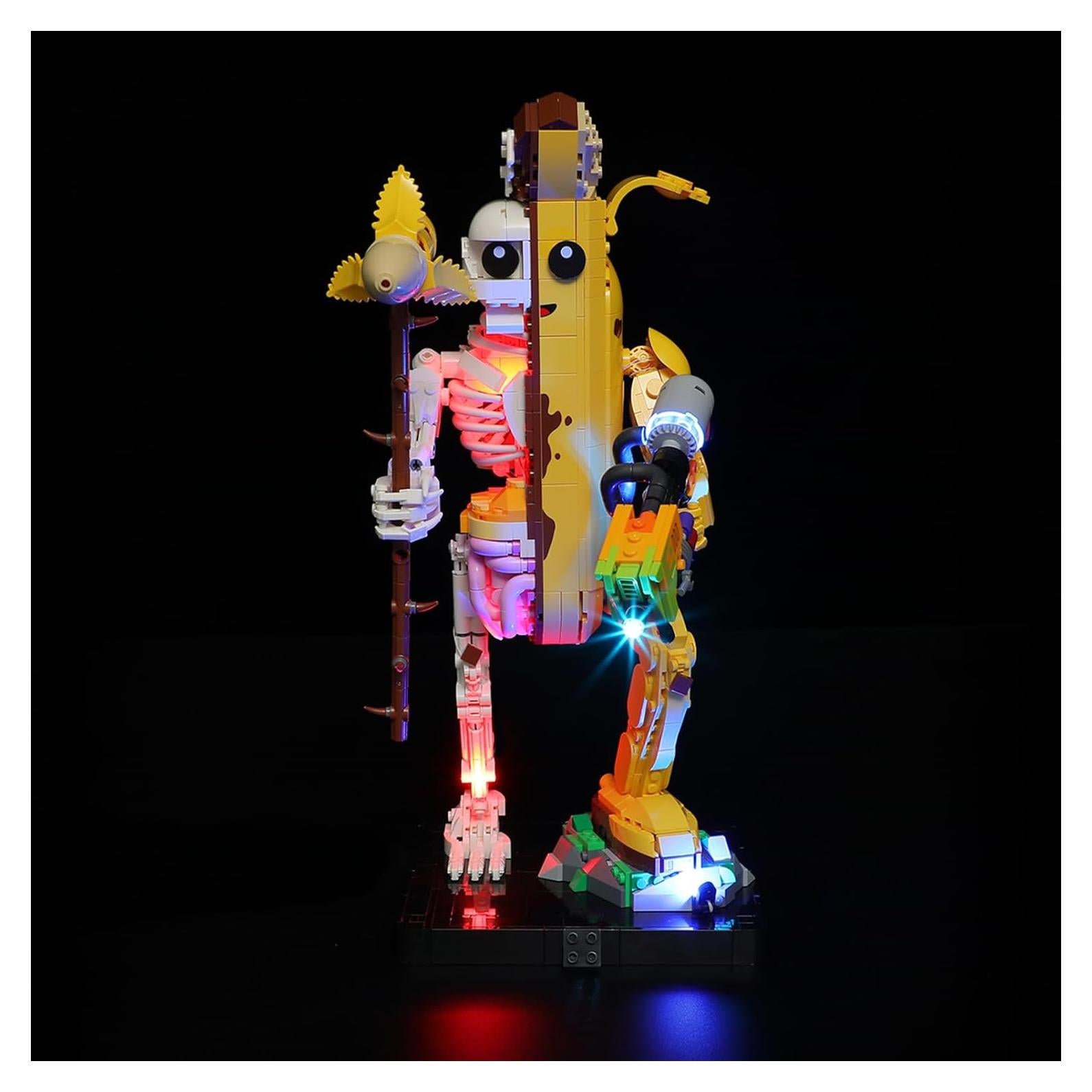 Kit de Luz LED YEABRICKS para Bloques 77072 Fortnight Peely Bone