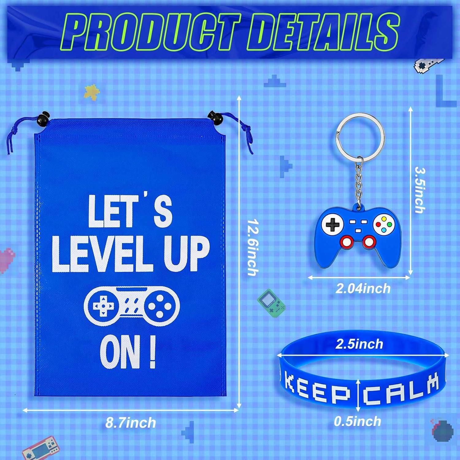 Set de Fiesta de Videojuegos Shappy 36 Piezas con Pulseras y Llavero