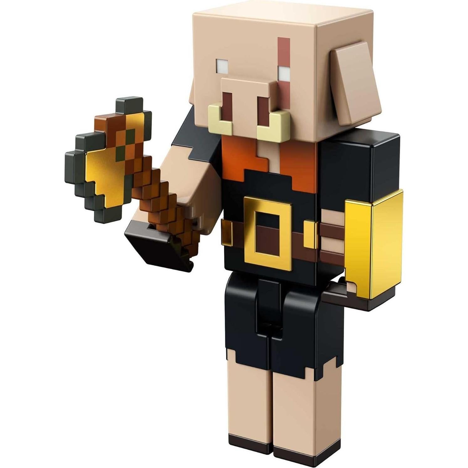 Figura de Piglin Bruto Minecraft 8.26 cm con accesorios