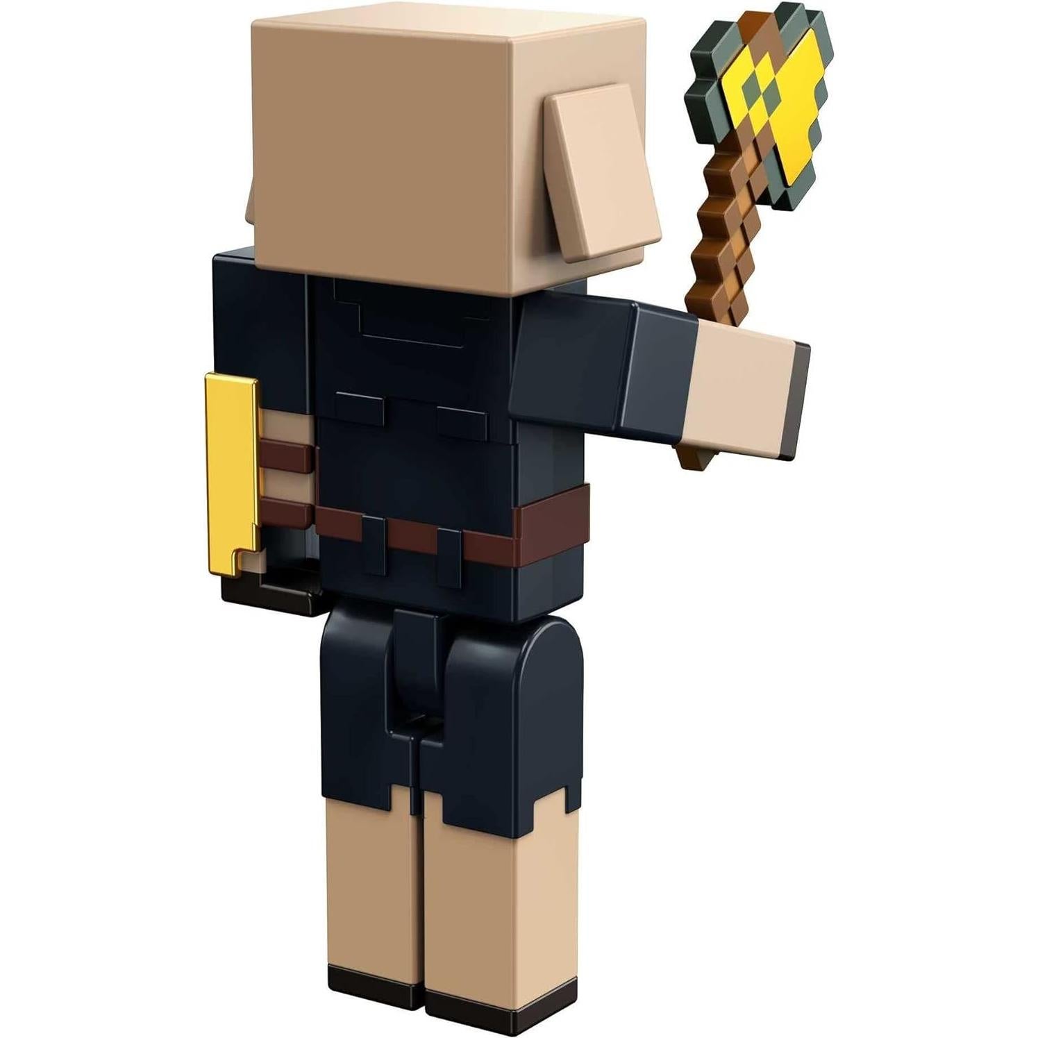 Figura de Piglin Bruto Minecraft 8.26 cm con accesorios