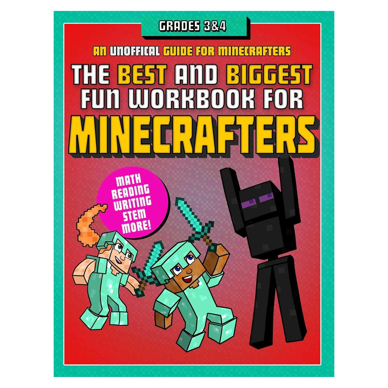 The Best and Biggest Fun Workbook for Minecrafters Grades 3 & 4: An Unofficial Learning Adventure for Minecrafters