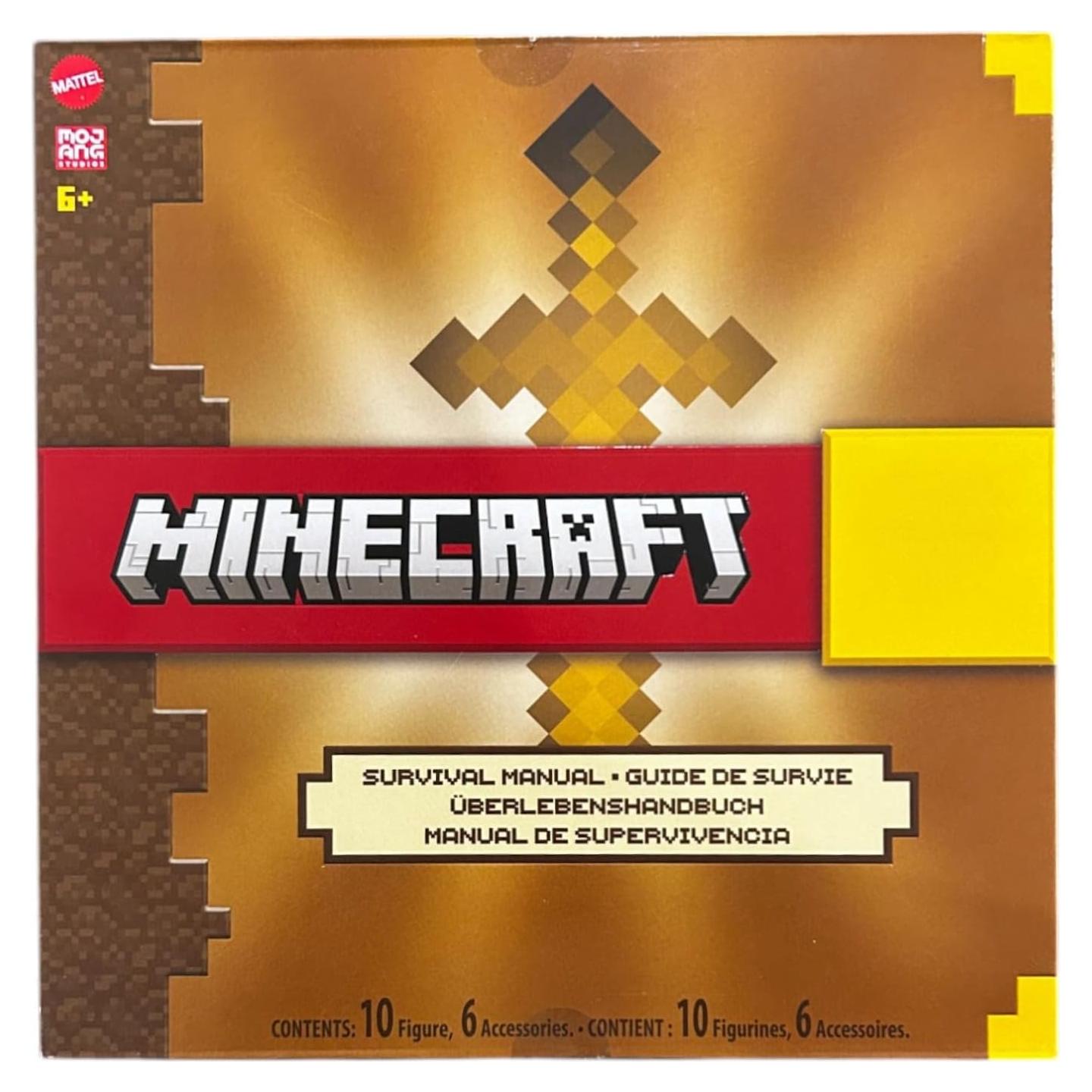 Conjunto de Figuras Minecraft Mattel - 10 Figuras y 6 Accesorios