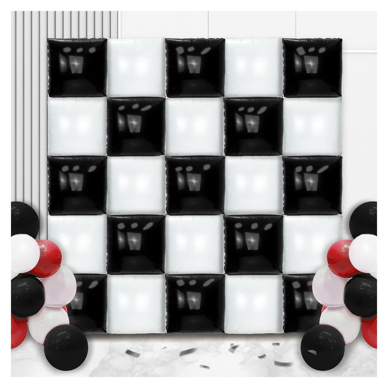 Kit de Globos Cuadrados Doble Cara Hapidooda 27pcs 48cm