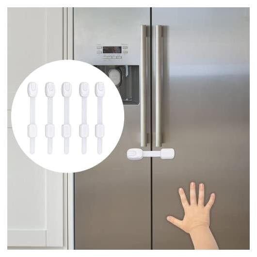 Juego de 5 Pestillos de Seguridad Infantil Inaya - Blanco