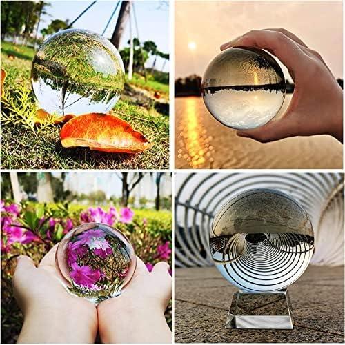 Esfera de Cristal Oumefar 40mm con Soporte de Madera