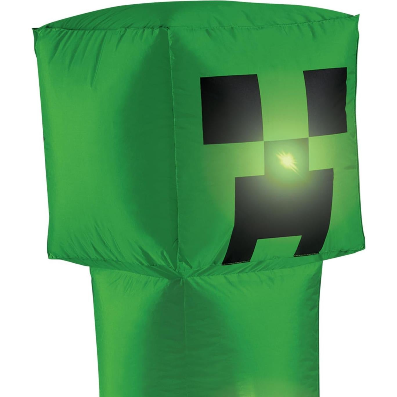 Decoración Inflable Creeper Minecraft 4 Pies con LED