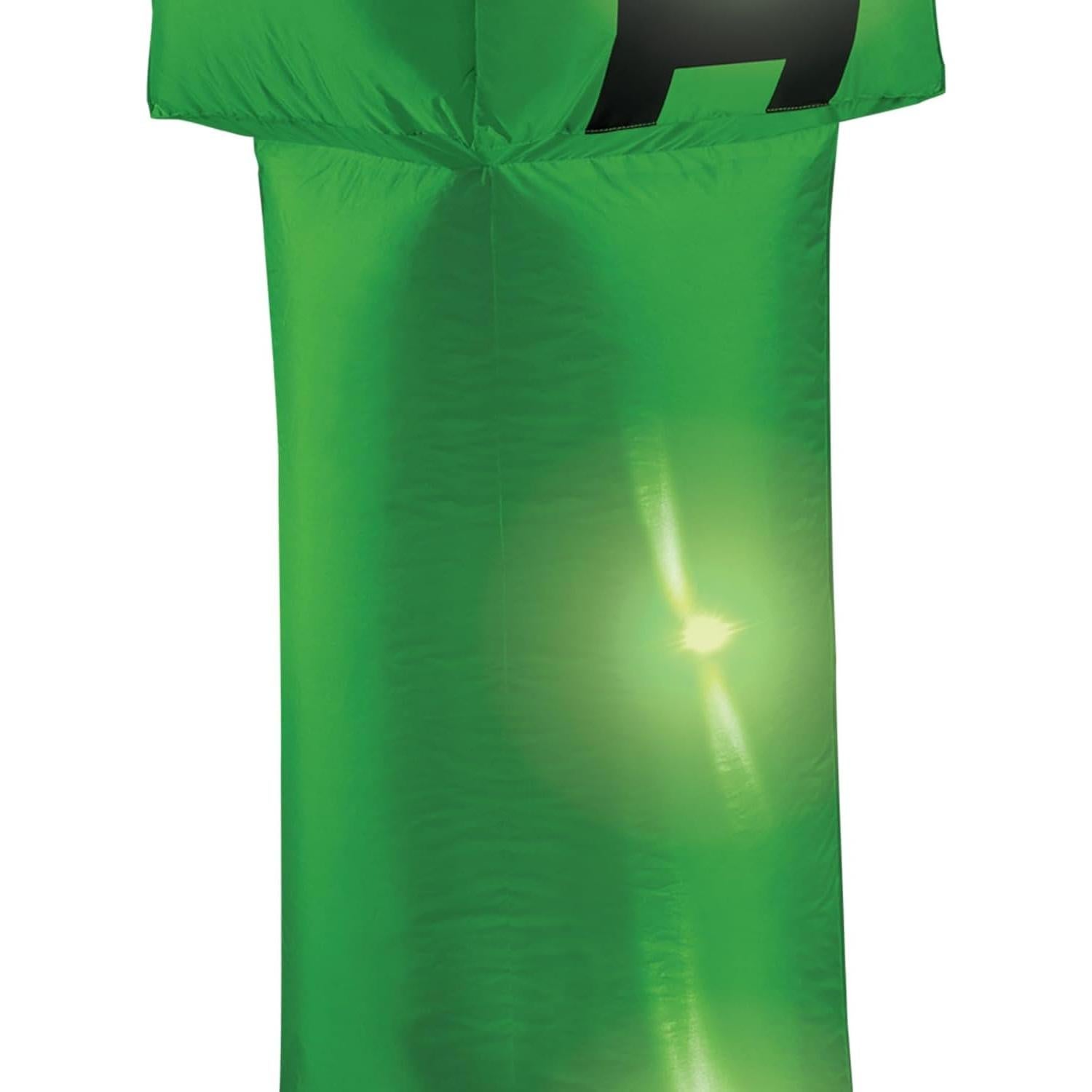 Decoración Inflable Creeper Minecraft 4 Pies con LED