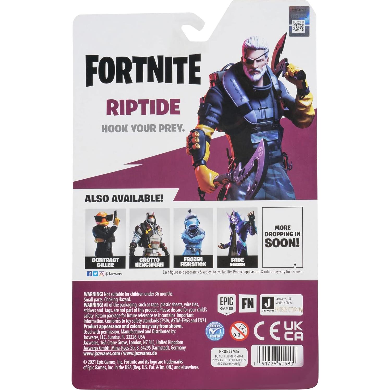 Figura de Acción Fortnite Riptide 10 cm Jazwares