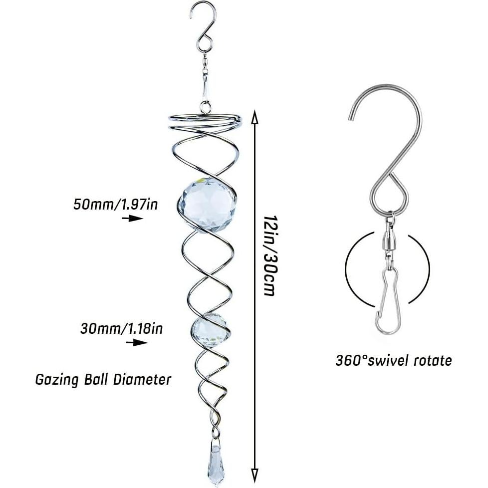 Bola de Observación 30 cm Prefdo con 2 Bolas de Cristal Prisma
