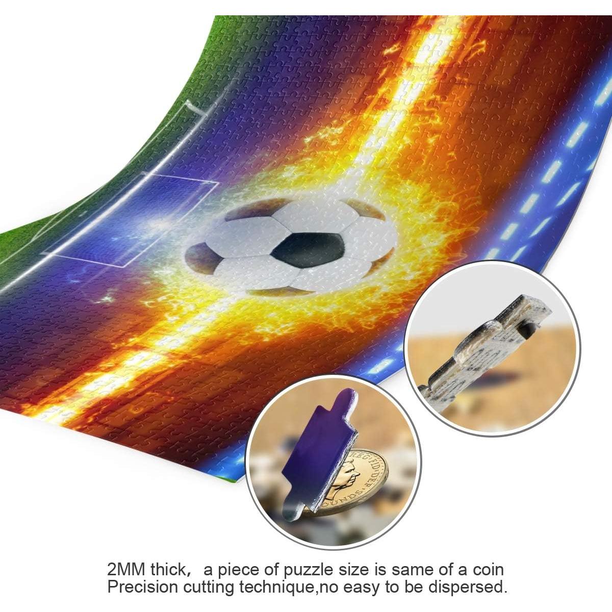 Rompecabezas 500 Piezas YVONAU Balón de Fútbol 52x38cm