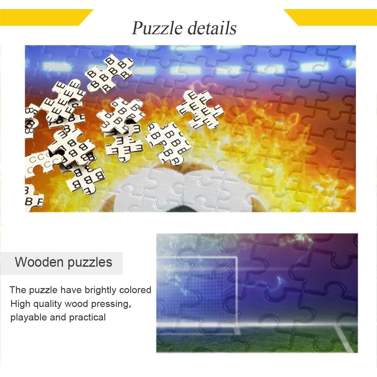 Rompecabezas 500 Piezas YVONAU Balón de Fútbol 52x38cm