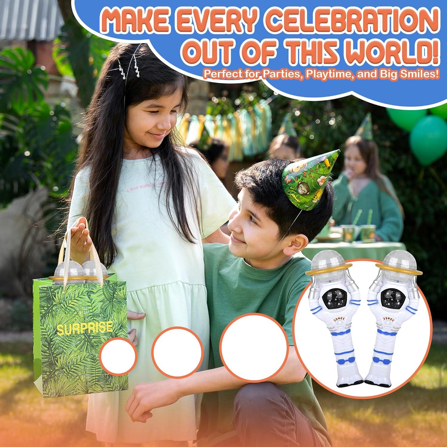 Varita mágica astronauta iluminada Forest & Twelfth, 2 unidades