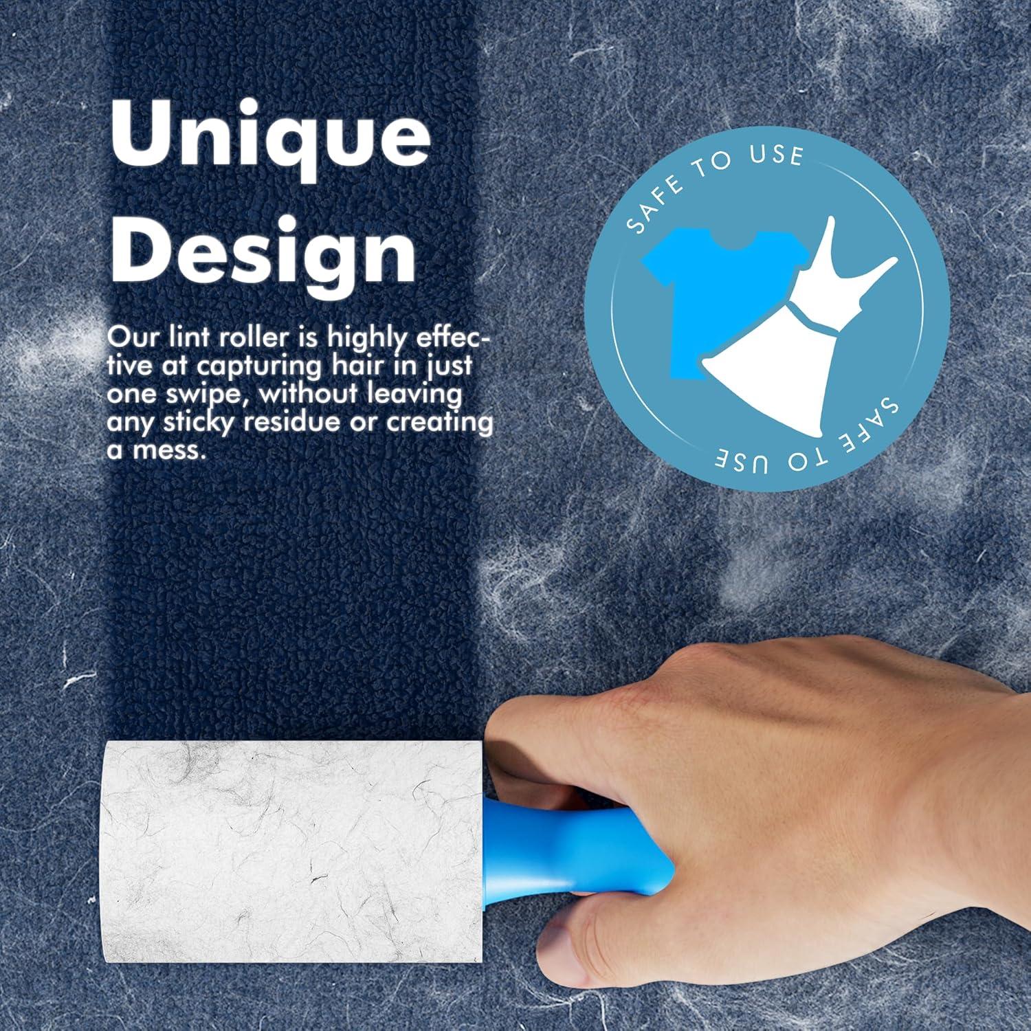 Rodillo Quitapelusas Portátil Albatross 150 Hojas Extra Pegajoso