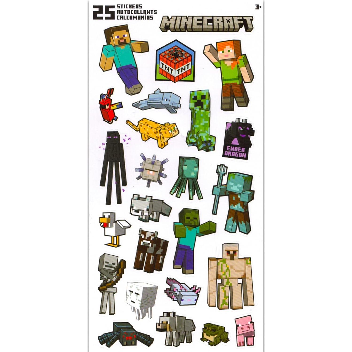 Conjunto Escolar Minecraft 11 Piezas - Estuche, Cuaderno, Lápices