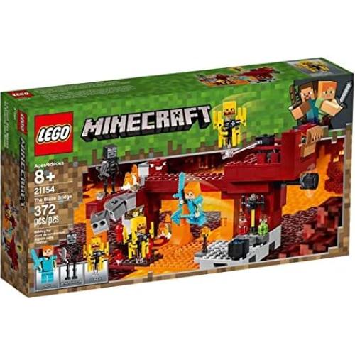 LEGO Minecraft El Puente Blaze 21154 - 370 Piezas, 8+ Años