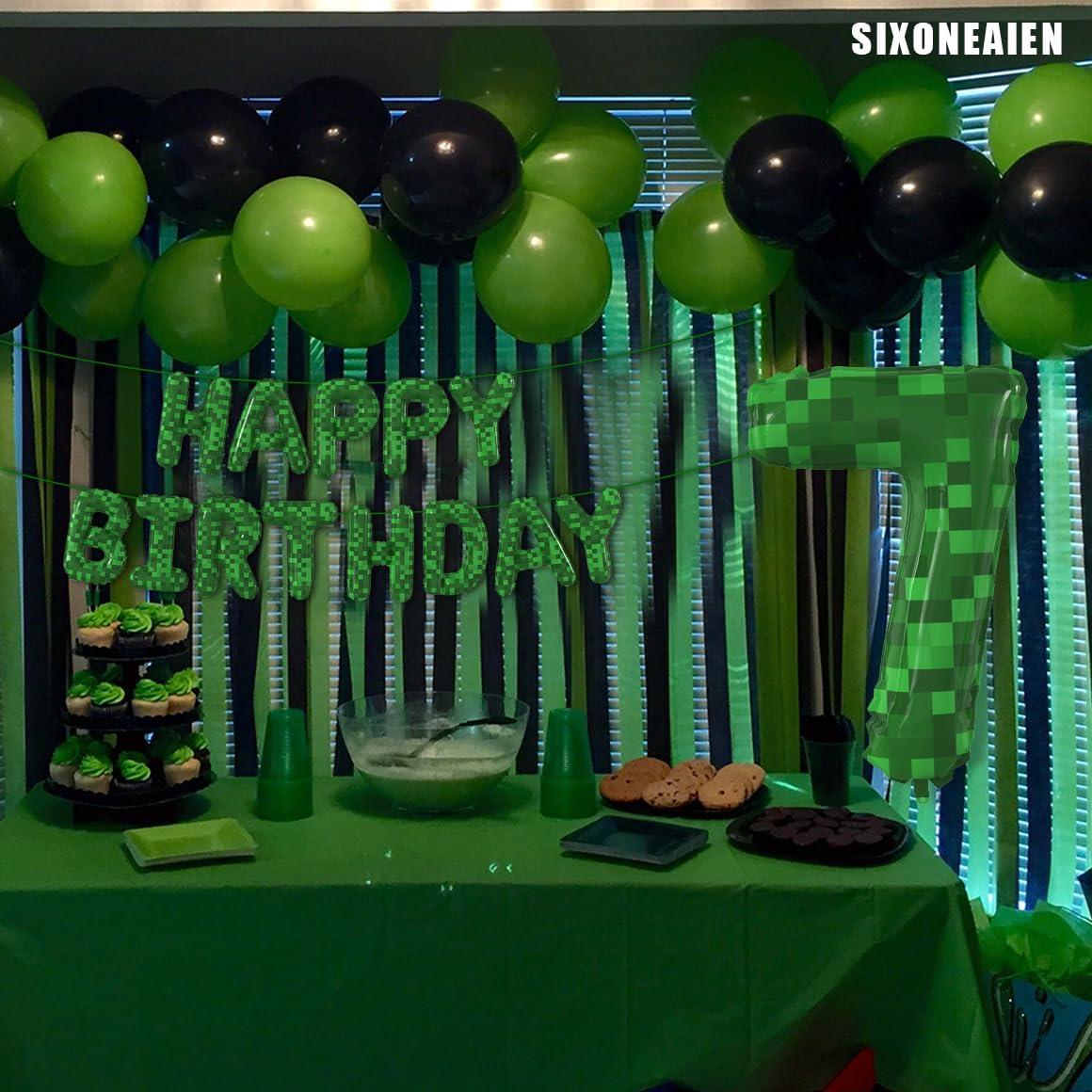 Globos de Letras Minero de Pixel SIXONEAIEN 35.6x31.5cm