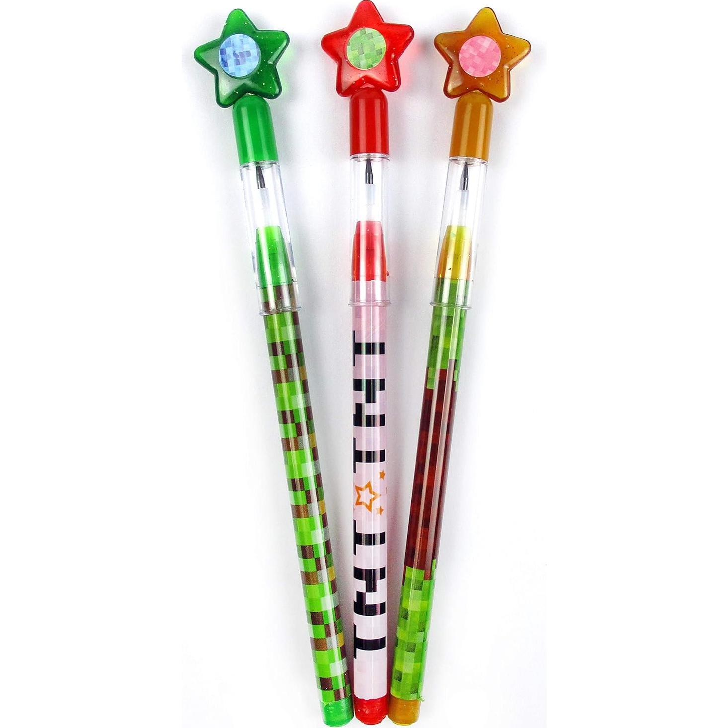 Lápices Multidireccionales TINYMILLS 24 Pcs Minero Pixel