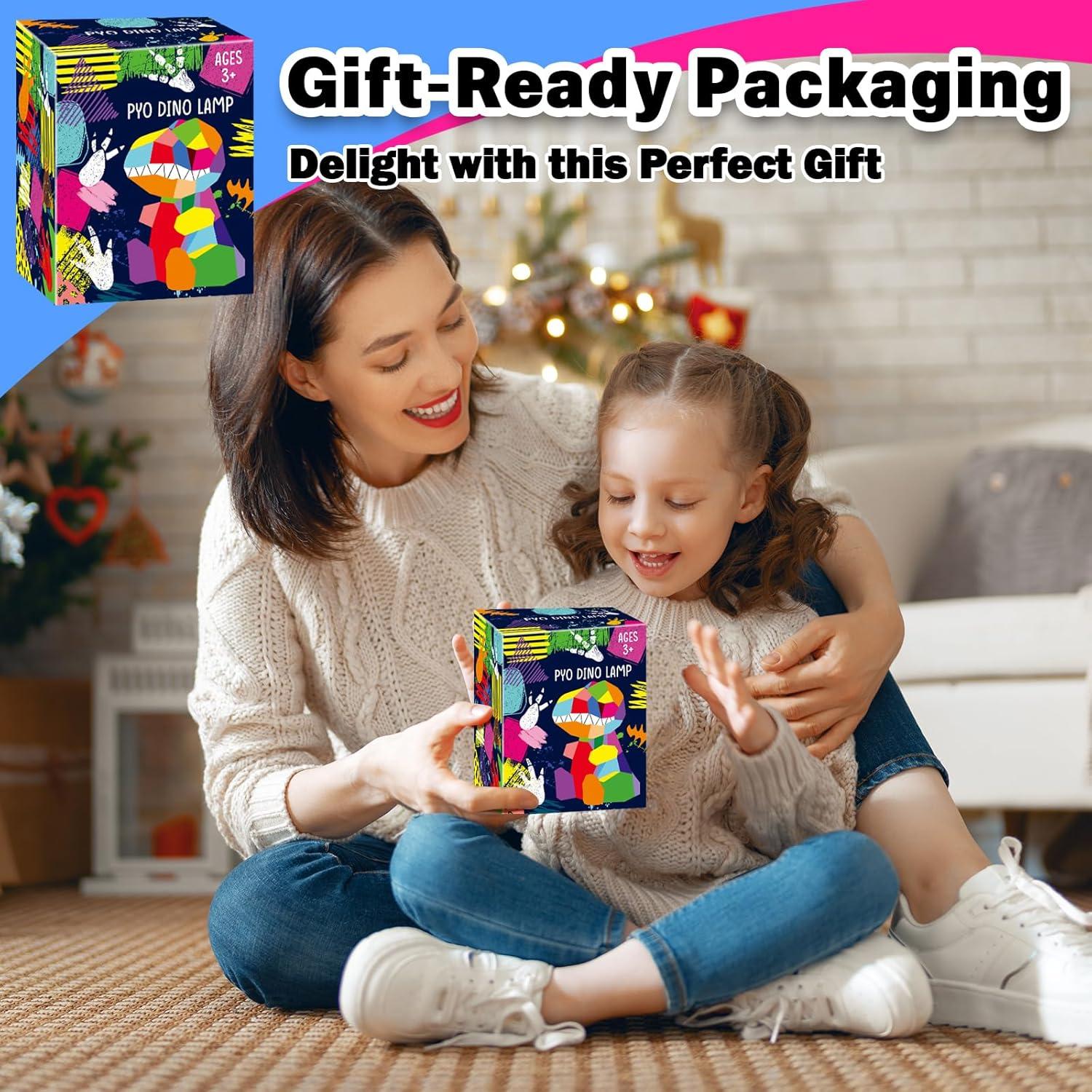 Kit de Lámpara de Dinosaurio FUNZBO para Pintar - 7.6cm