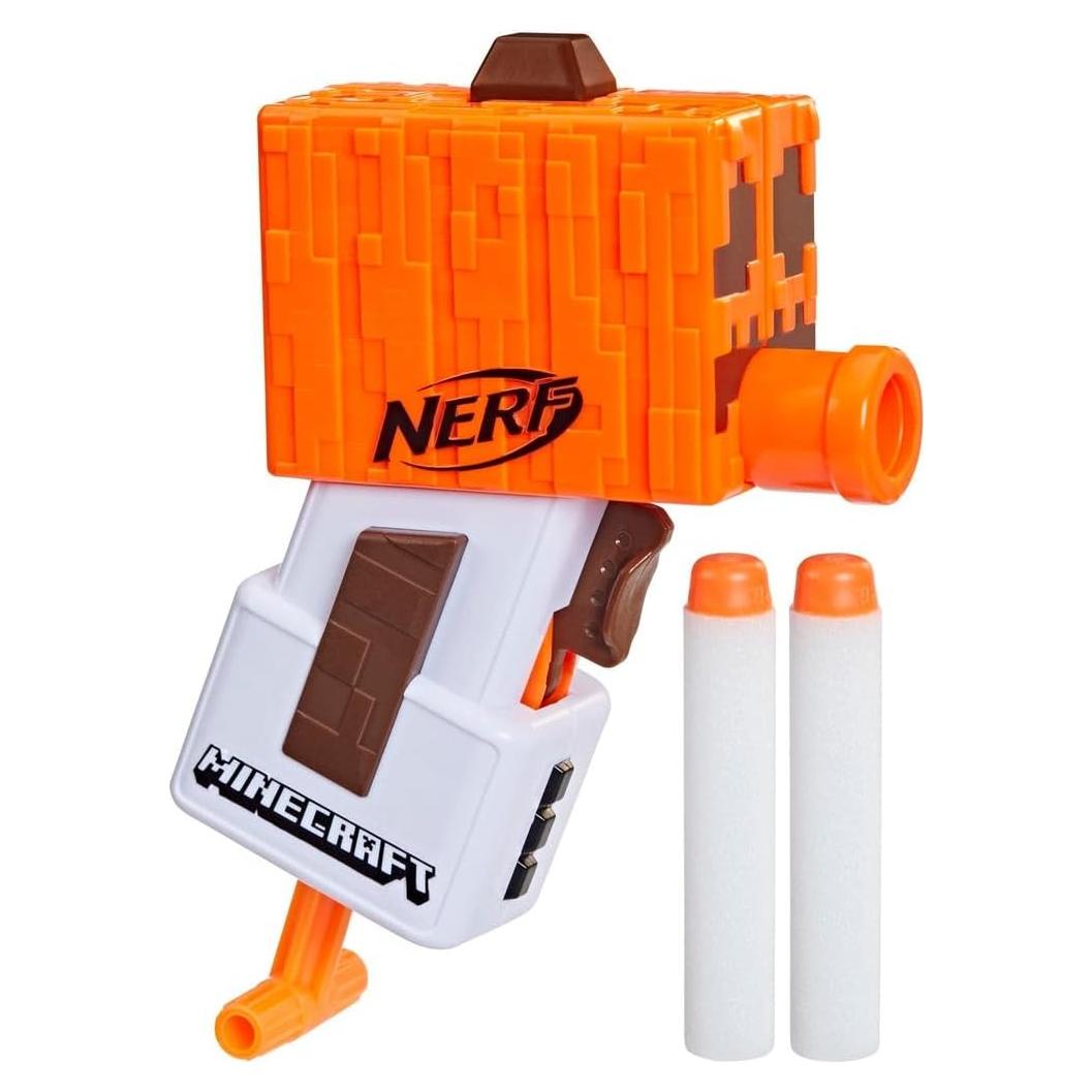 Lanzador Nerf Microshot Minecraft Golem de Nieve F6132