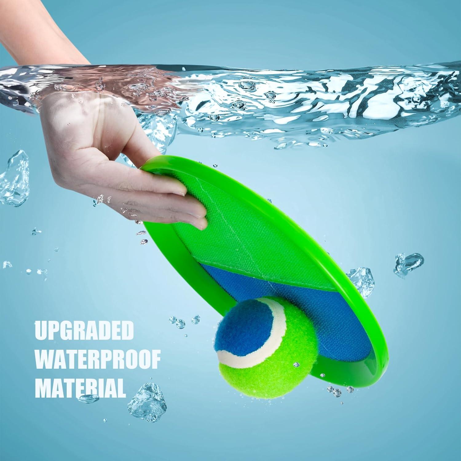 Juego de Lanzar y Atrapar PlayZap - Set de 4 Palas y Pelotas