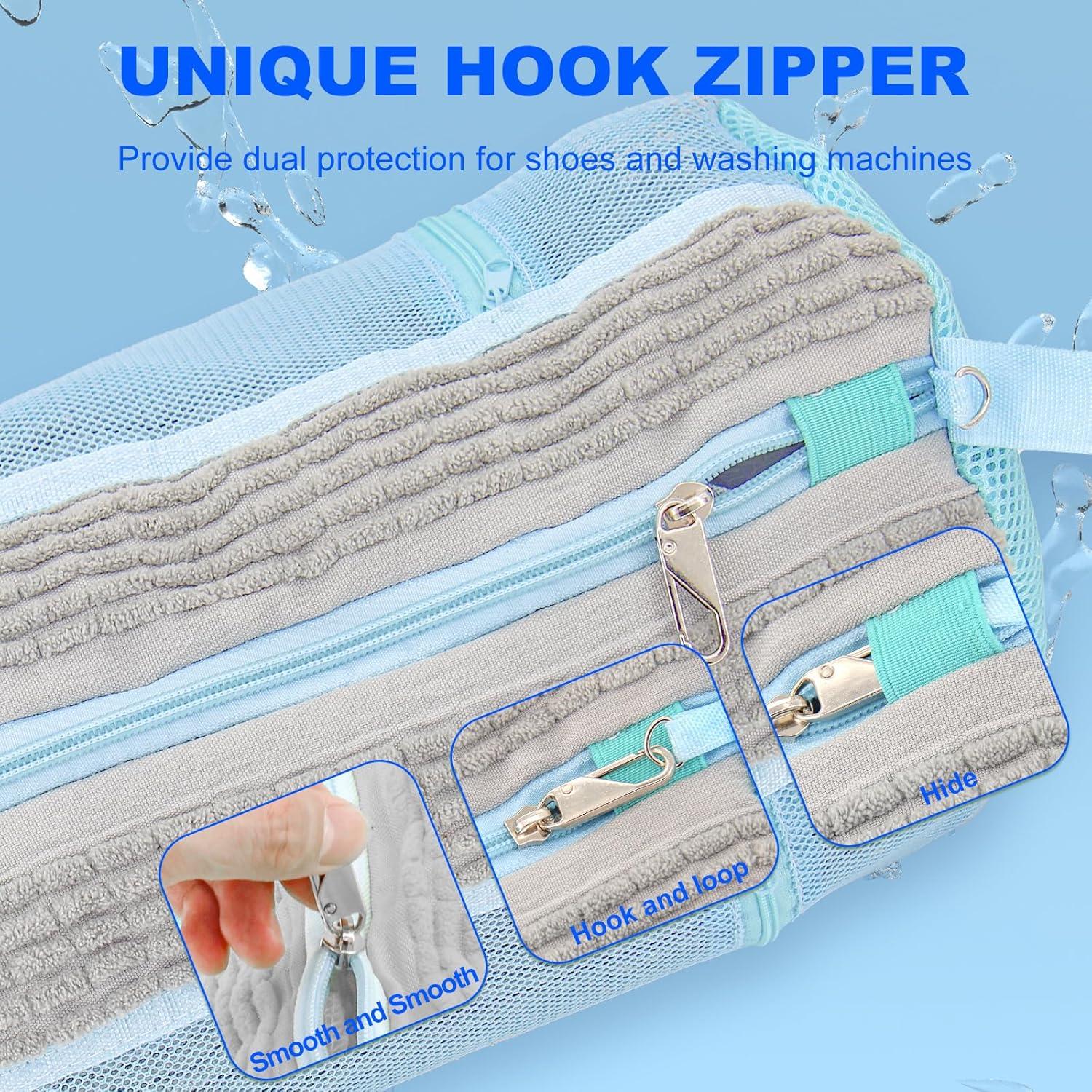 Bolsa de Lavado de Zapatos Vnmkp Pequeña Gris 2PCS