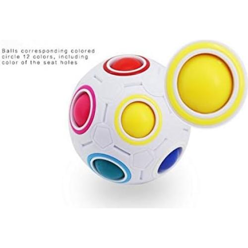 Cubo Mágico CuberSpeed Rainbow Ball Juguete Antiestrés 30x15x20cm