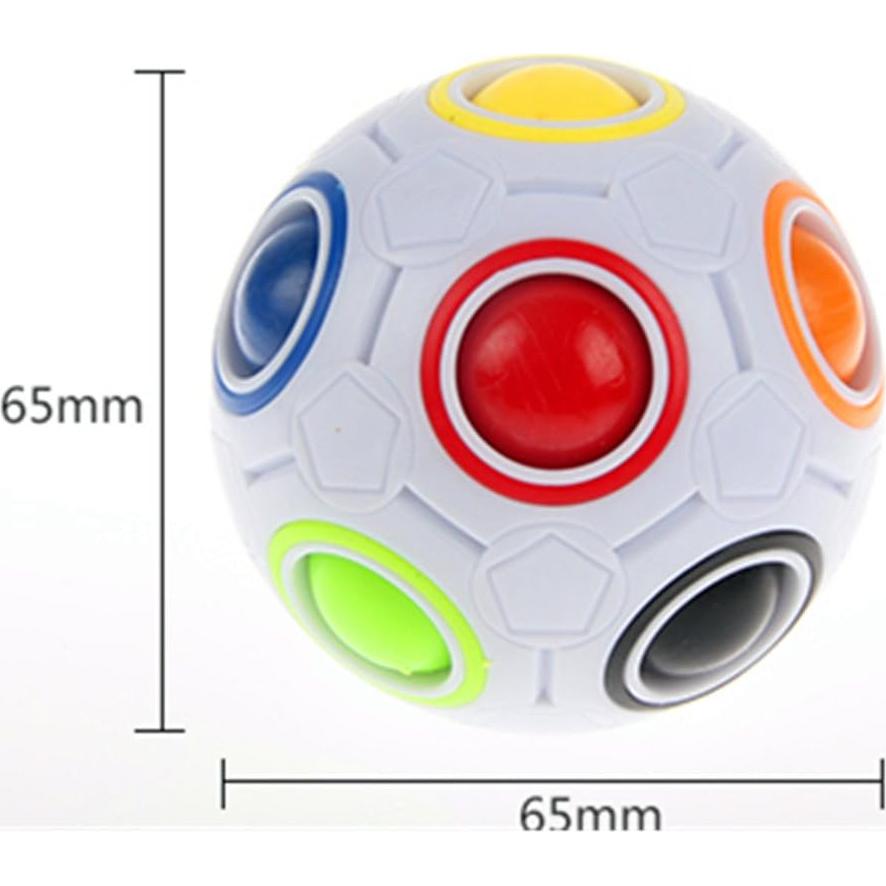 Cubo Mágico CuberSpeed Rainbow Ball Juguete Antiestrés 30x15x20cm