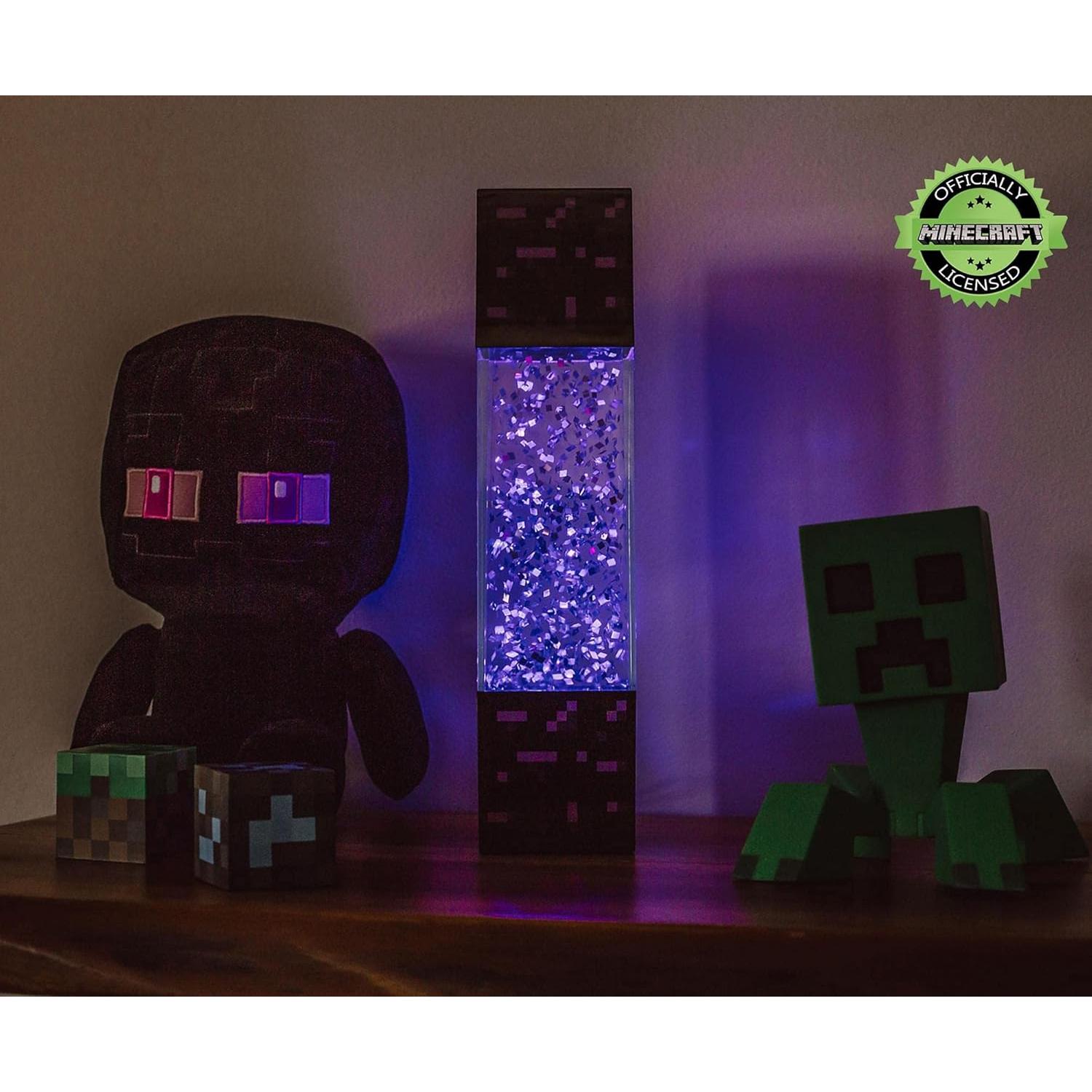 Lámpara de Mesa LED Portal Nether Minecraft 30.48 cm