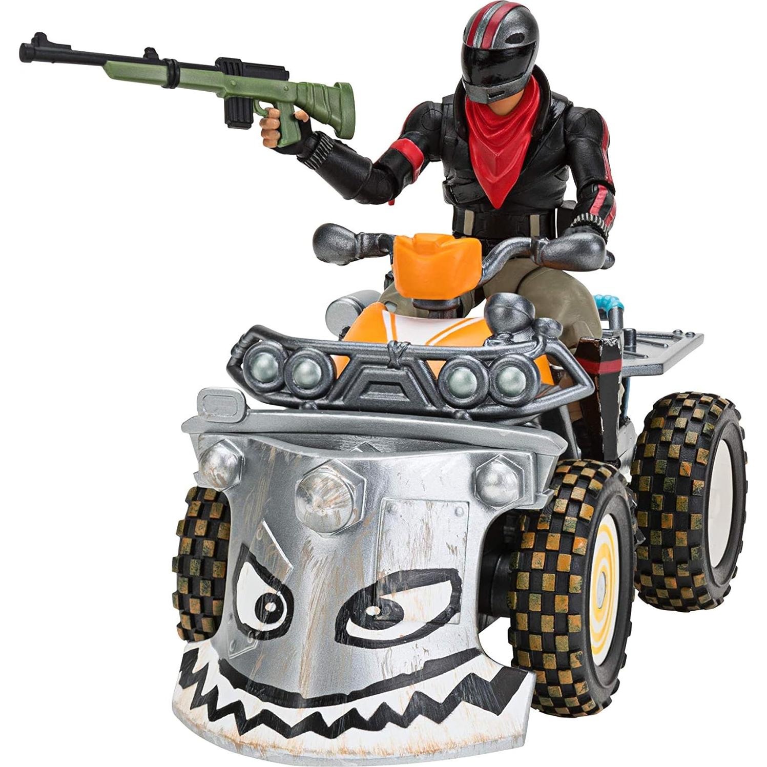 Vehículo Quadcrasher Jazwares Fortnite con figura Burnout 4"