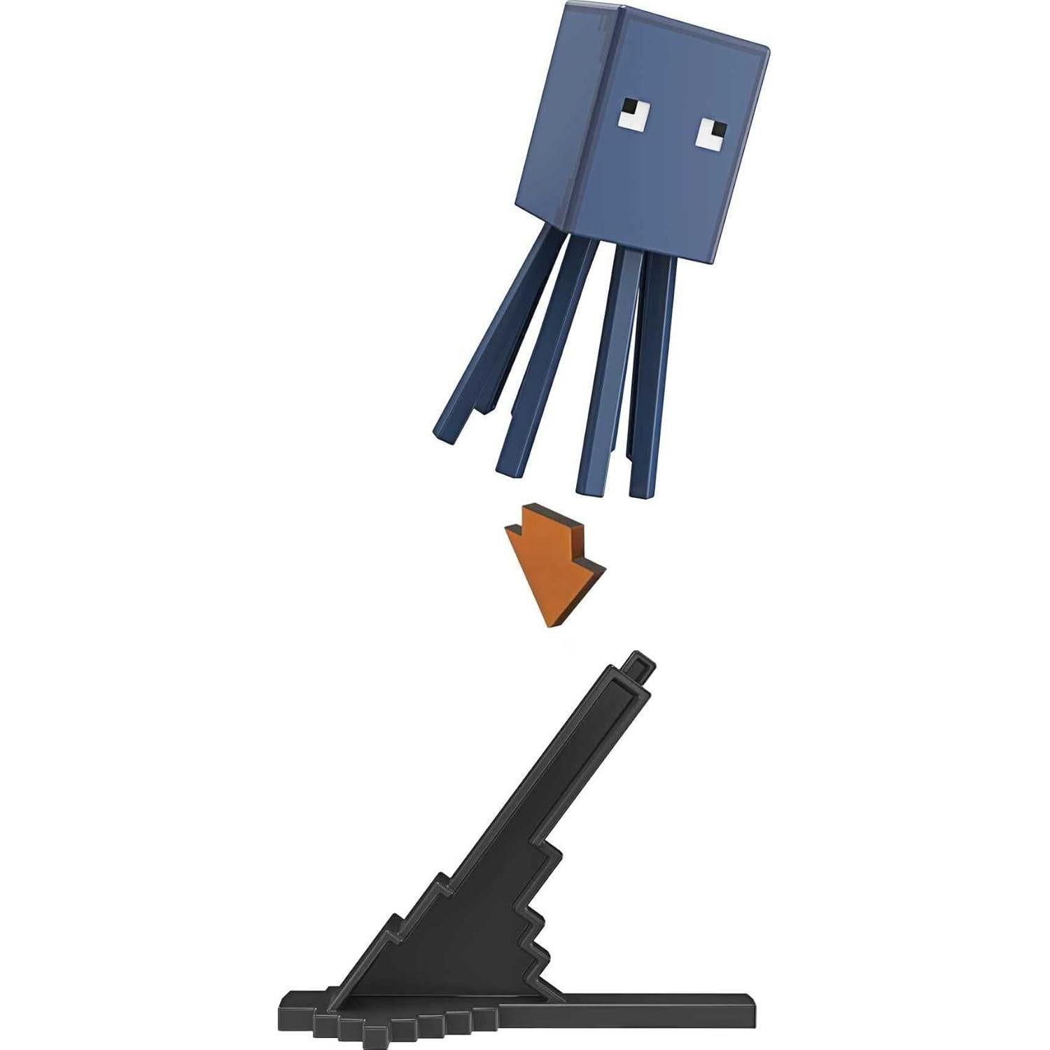 Set de Figuras Acuáticas Minecraft Mattel - 8 Figuras 8.25 cm