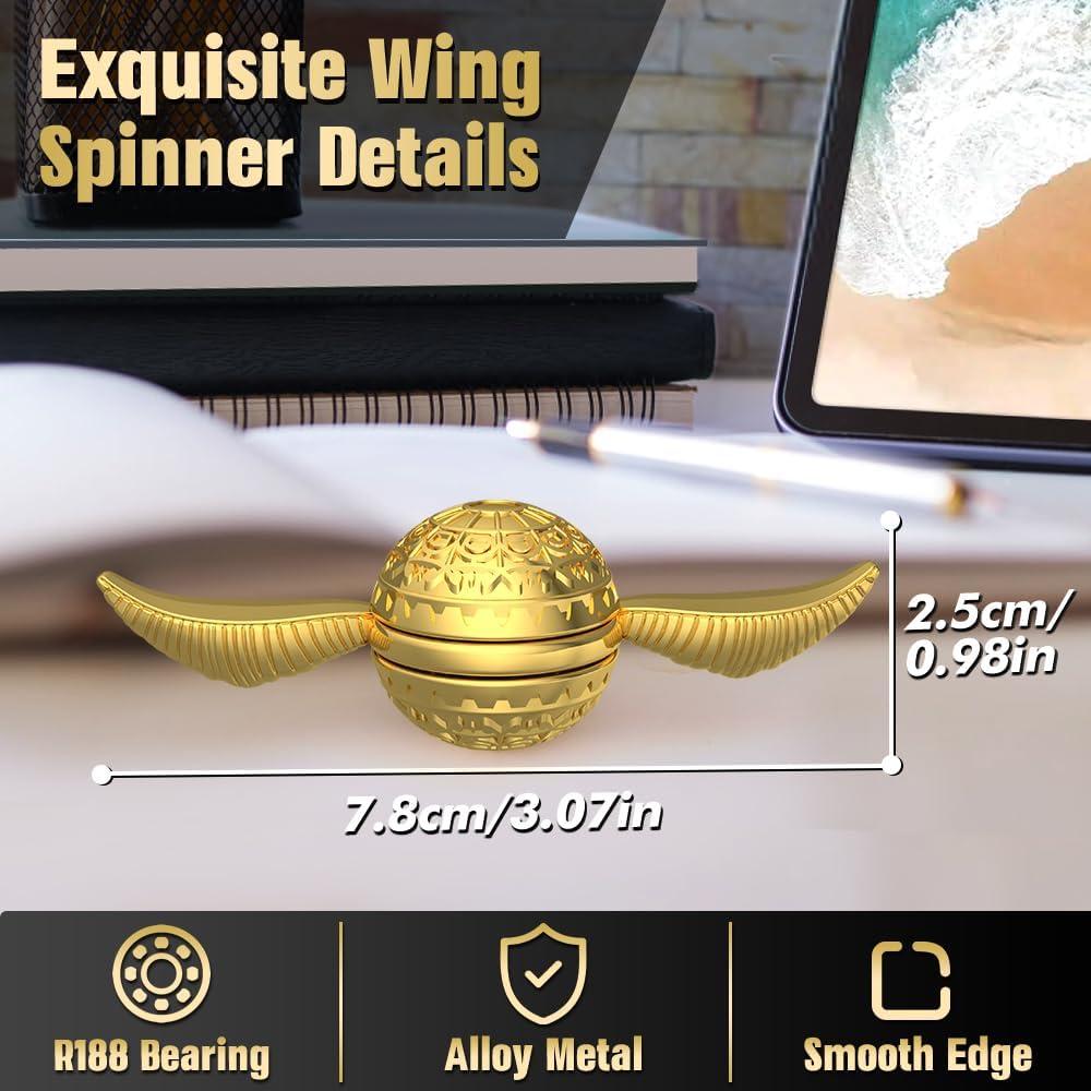 Spinner Fidget Dorado Amarlozn para Niños y Adultos
