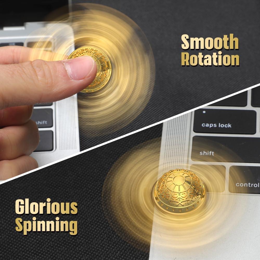 Spinner Fidget Dorado Amarlozn para Niños y Adultos