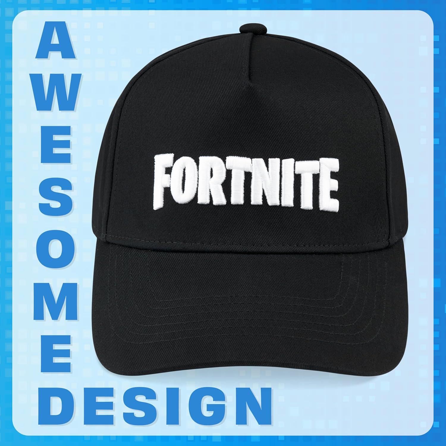 Gorra de béisbol Fortnite para niños 6-14 años ajustable