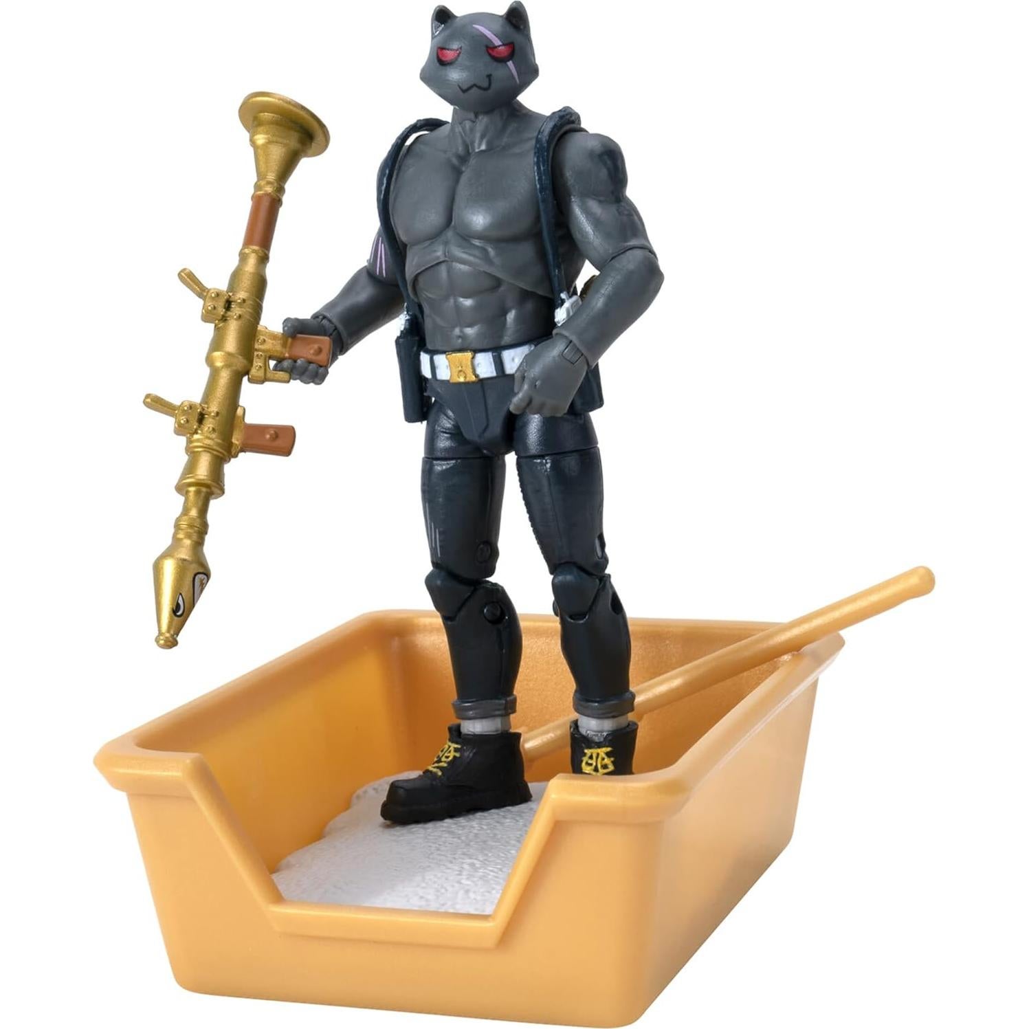 Conjunto Sala del Agente Meowscles Jazwares con 2 Figuras 17 cm
