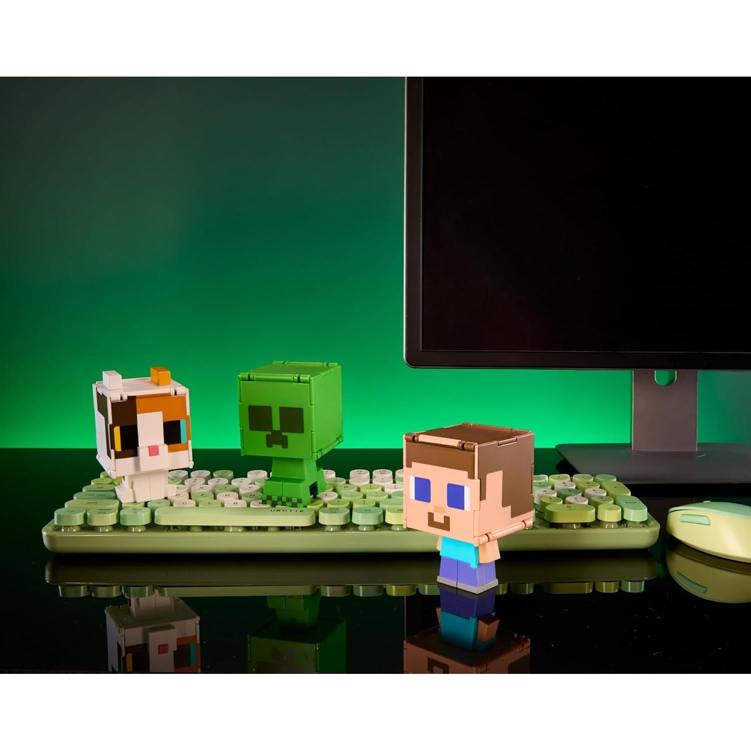 Figuras Coleccionables Flippin' Figs Mattel Minecraft 3.75"