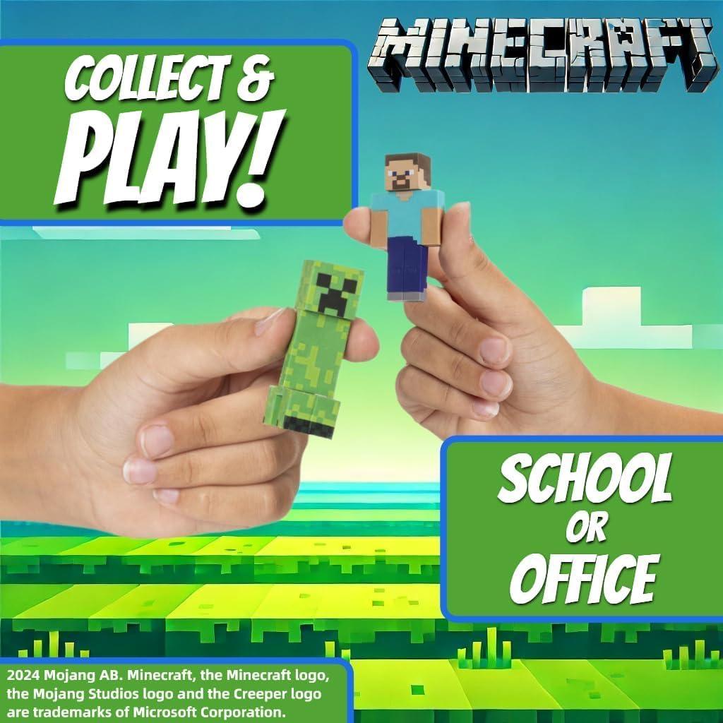 Borradores 3D Minecraft P.M.I. Set Deluxe 6 Figuras Icónicas