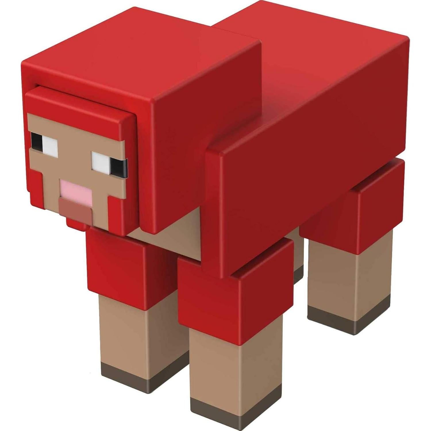 Figura de Oveja Minecraft Craft-A-Block 8.26 cm con Accesorios
