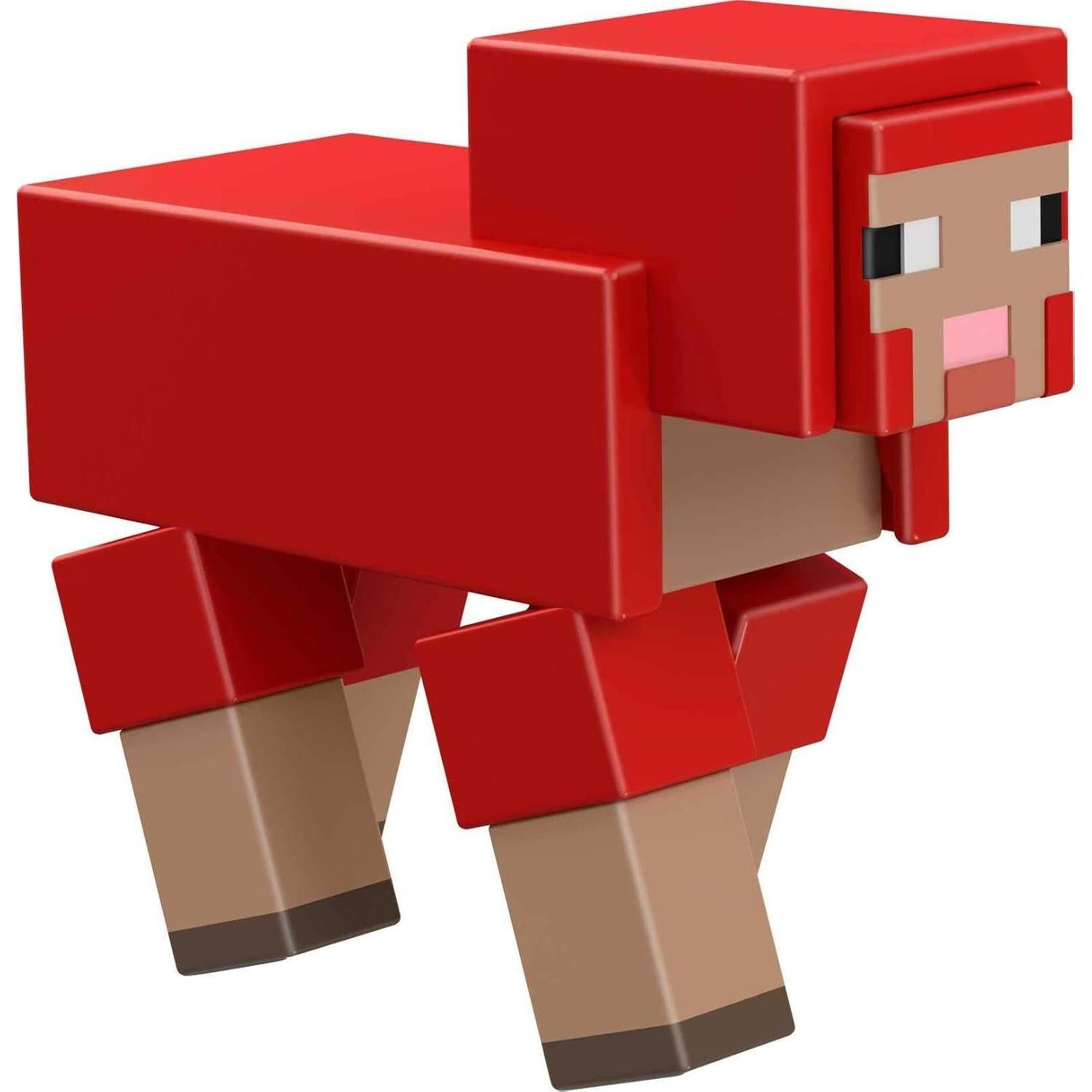 Figura de Oveja Minecraft Craft-A-Block 8.26 cm con Accesorios