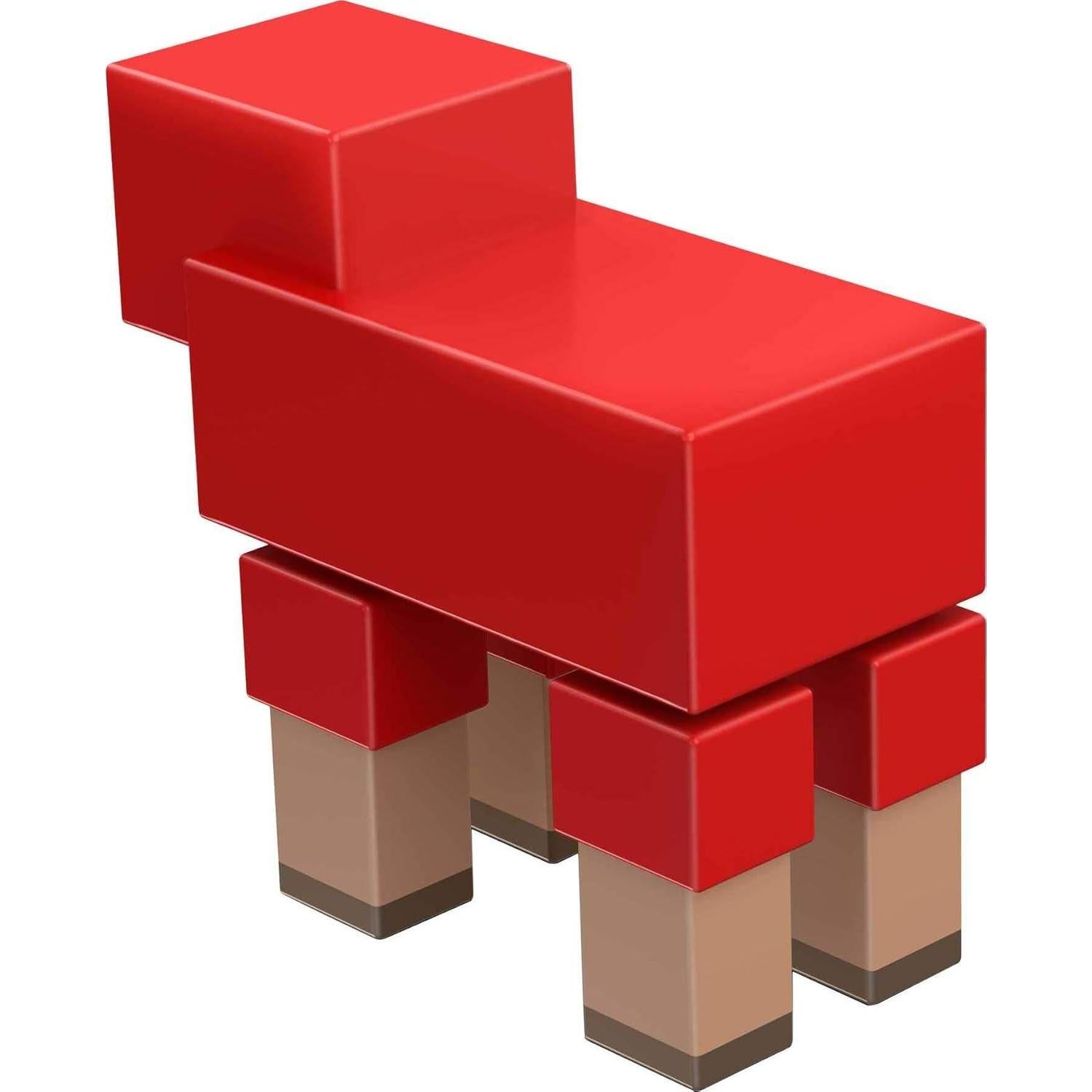 Figura de Oveja Minecraft Craft-A-Block 8.26 cm con Accesorios