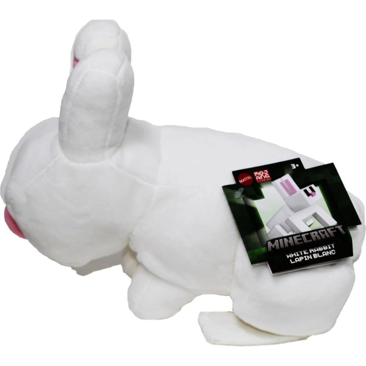 Peluche Conejo Blanco Minecraft Mattel 20 cm para 3 años