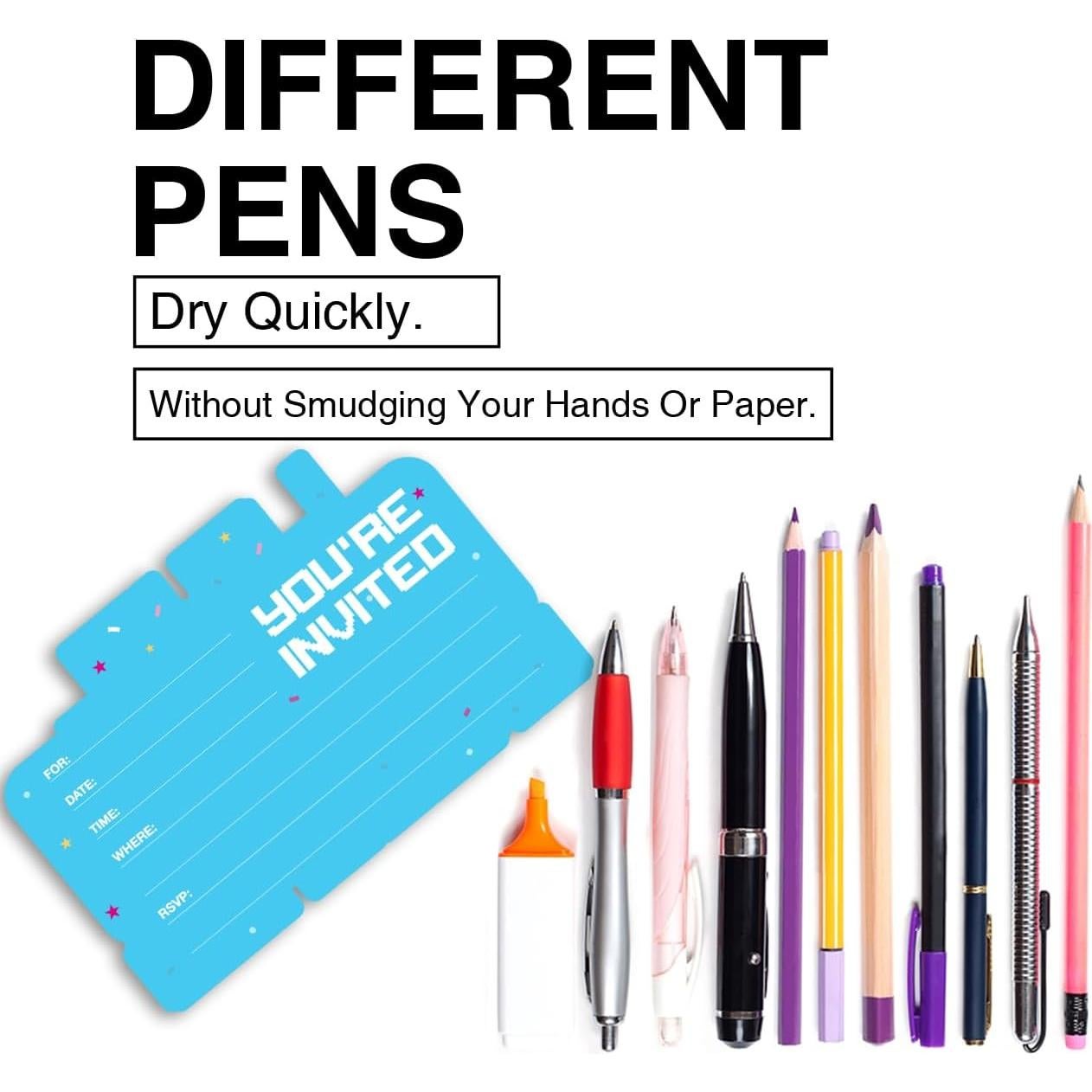 Invitaciones de Cumpleaños Videojuegos 20 Piezas Pertnate