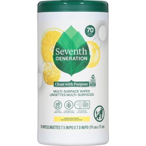 Toallitas de limpieza multiusos Seventh Generation 70 unidades