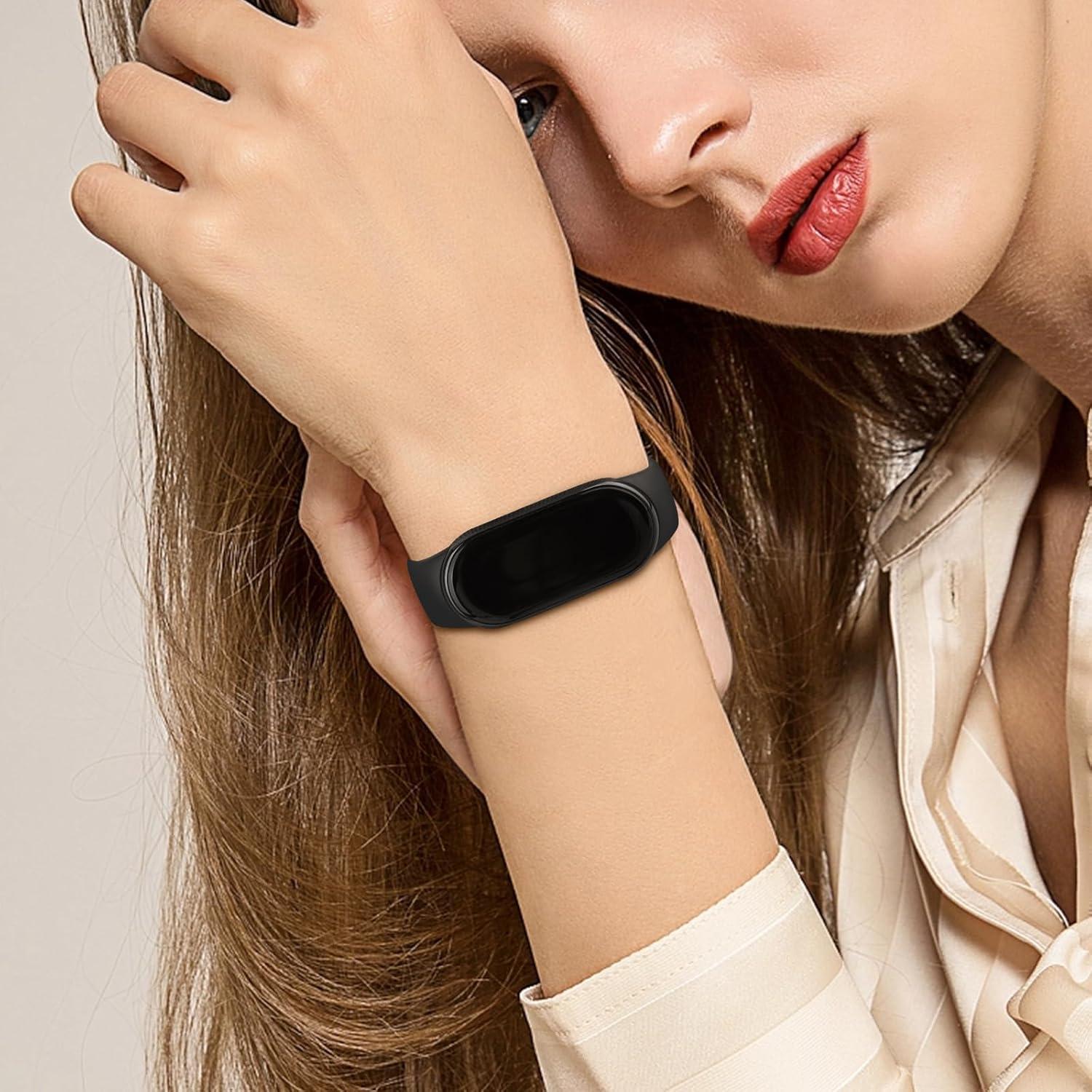Meliya Correas de Silicona para Xiaomi Smart Band 9/8 - 3 Pzas