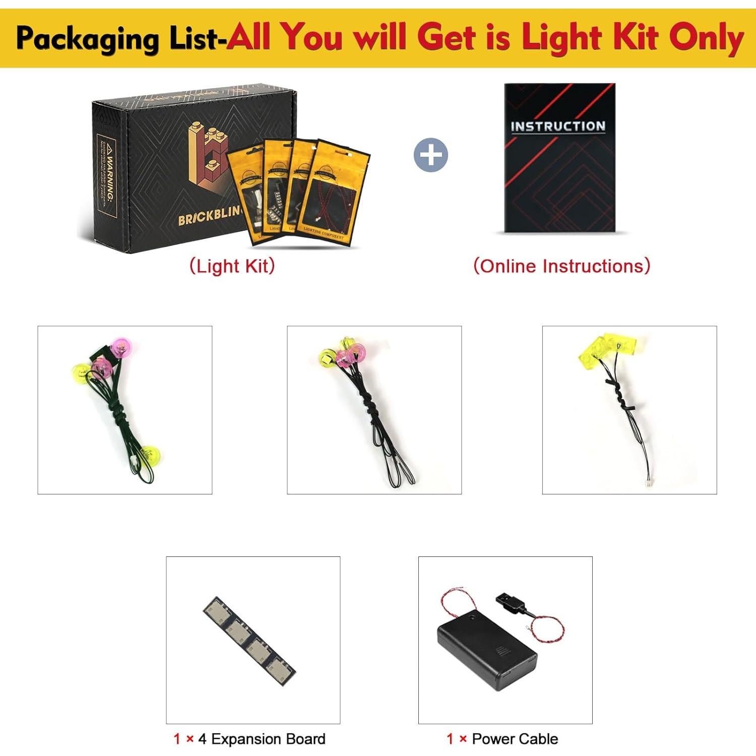 Kit de Iluminación LED BrickBling para Lego Fortnite 77071